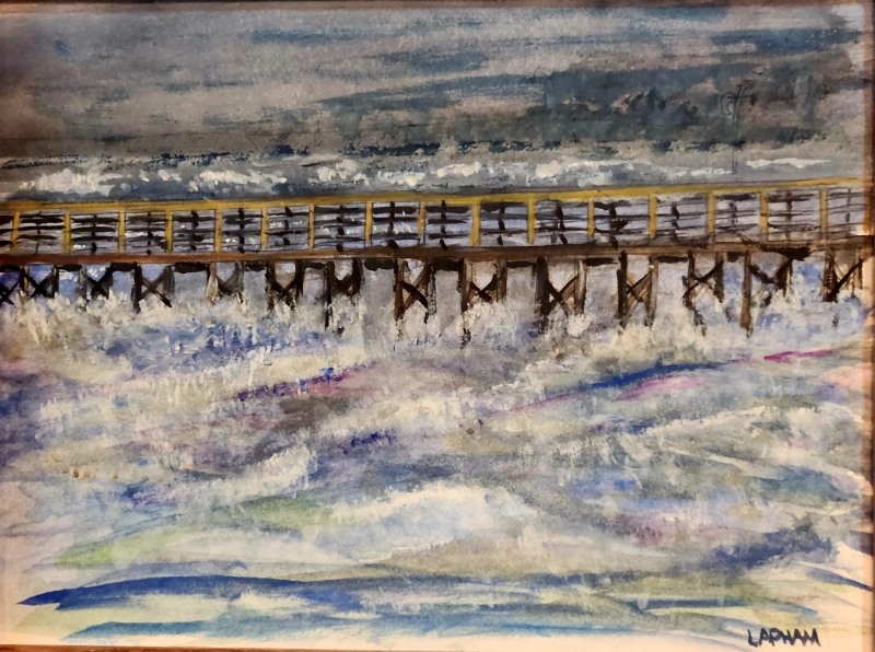 Galveston Pier by artist Kurt Lapham